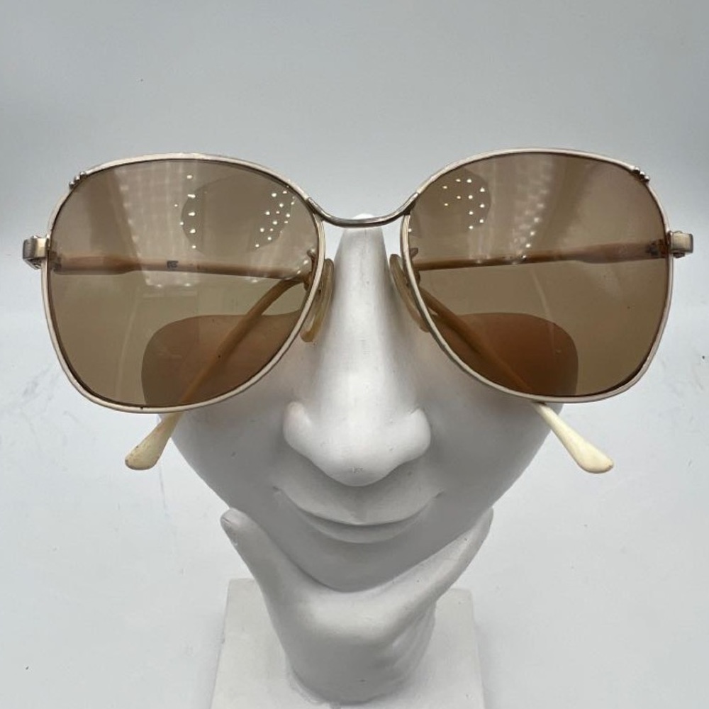 Vintage LG Gold Oval Sunglasses Frames